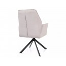 Стул SIGNAL HUGO Brego 22 светло-бежевый/черный, поворотный